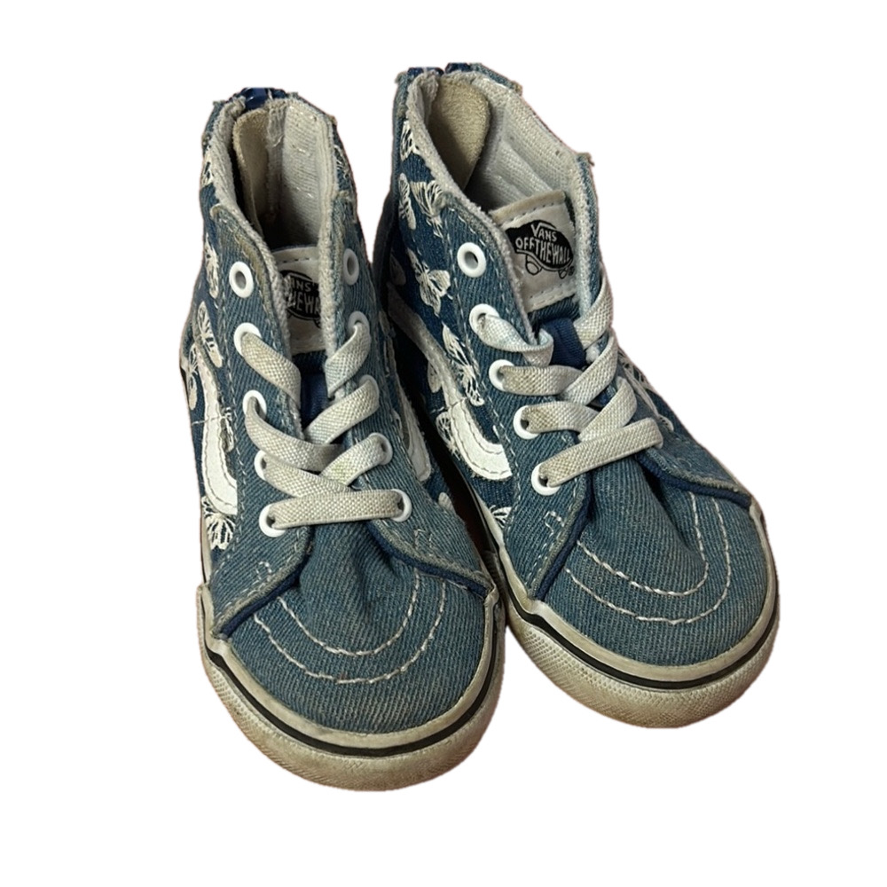 Vans Kids Blue High Top Sneakers